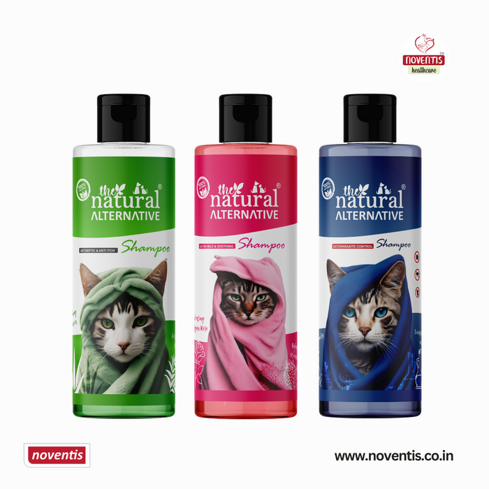 The Natural Alternative Shampoo Anti Flea and Tick for Cats and Kittens