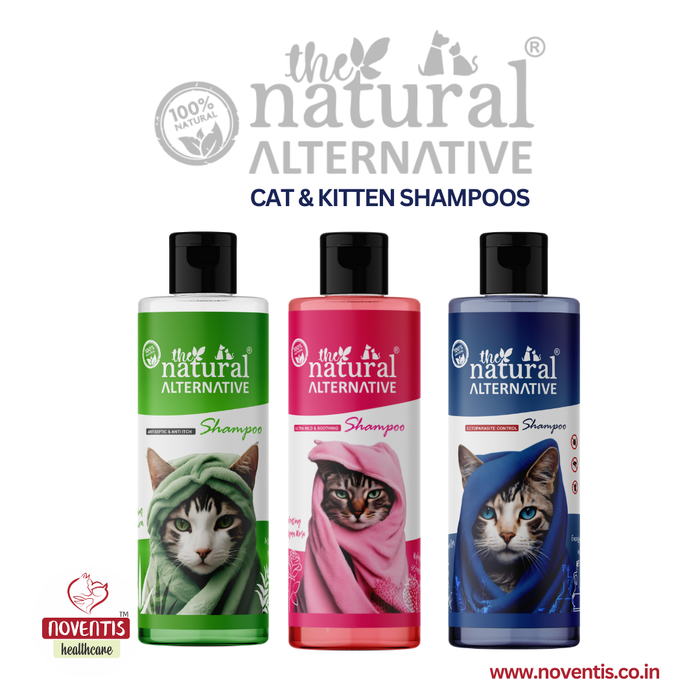 The Natural Alternative Shampoo Neem and Aloevera for Cats and Kittens