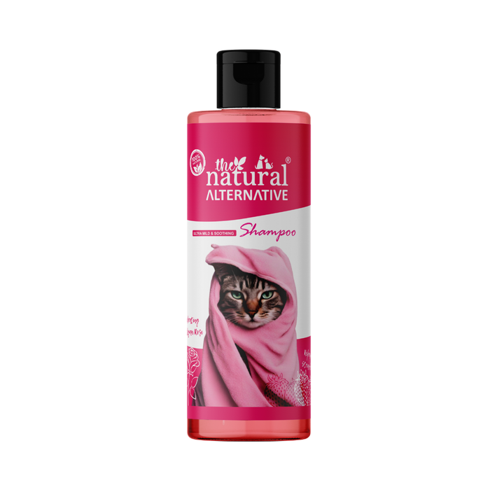 The Natural Alternative Shampoo Strawberry and Rose for Cats and Kittens