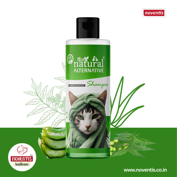 The Natural Alternative Shampoo Neem and Aloevera for Cats and Kittens