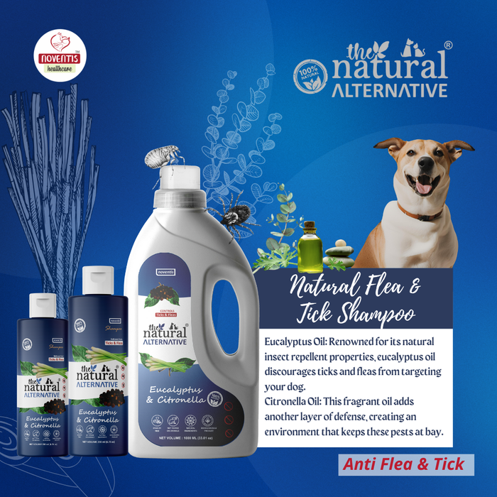 The Natural Alternative® Anti-Tick Eucalyptus & Citronella Herbal Dog Shampoo