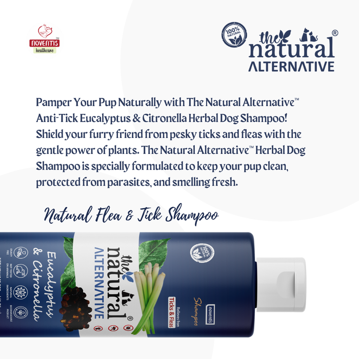 The Natural Alternative® Anti-Tick Eucalyptus & Citronella Herbal Dog Shampoo