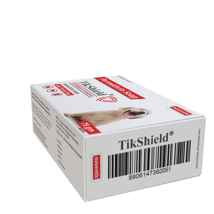 Tikshield ® Permethrin 1% Soap for Dogs - Eliminate Ticks, Fleas and Lice