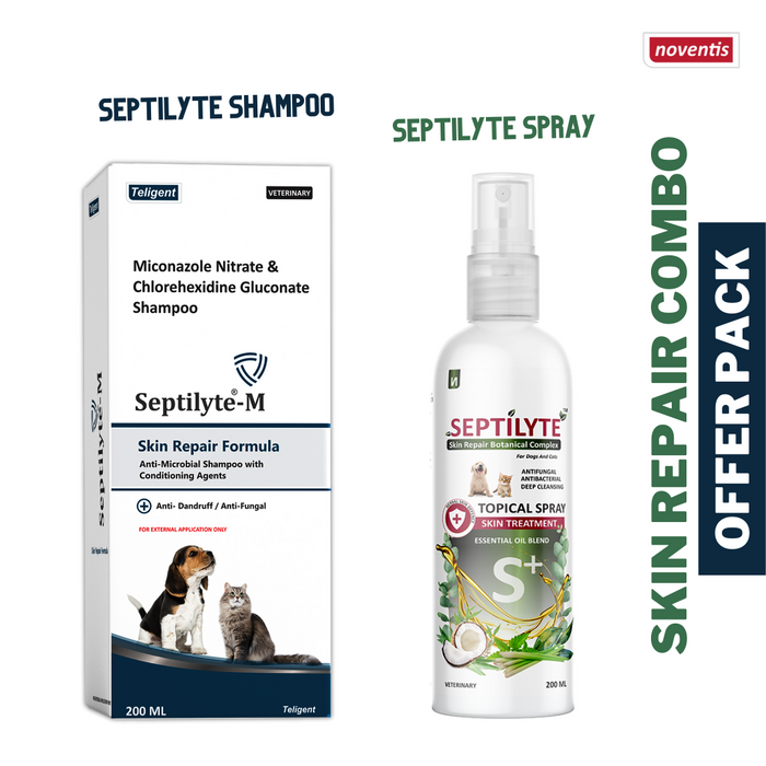 Septilyte ® Antifungal Shampoo + Botanical Skin Treatment Spray 200 ml COMBO