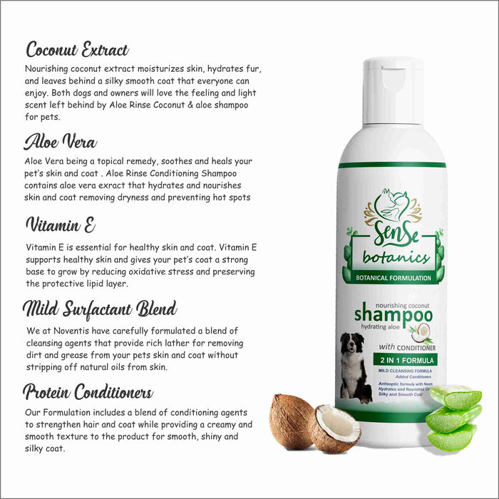 Sense Botanics™ Nourishing Coconut & Aloe Shampoo